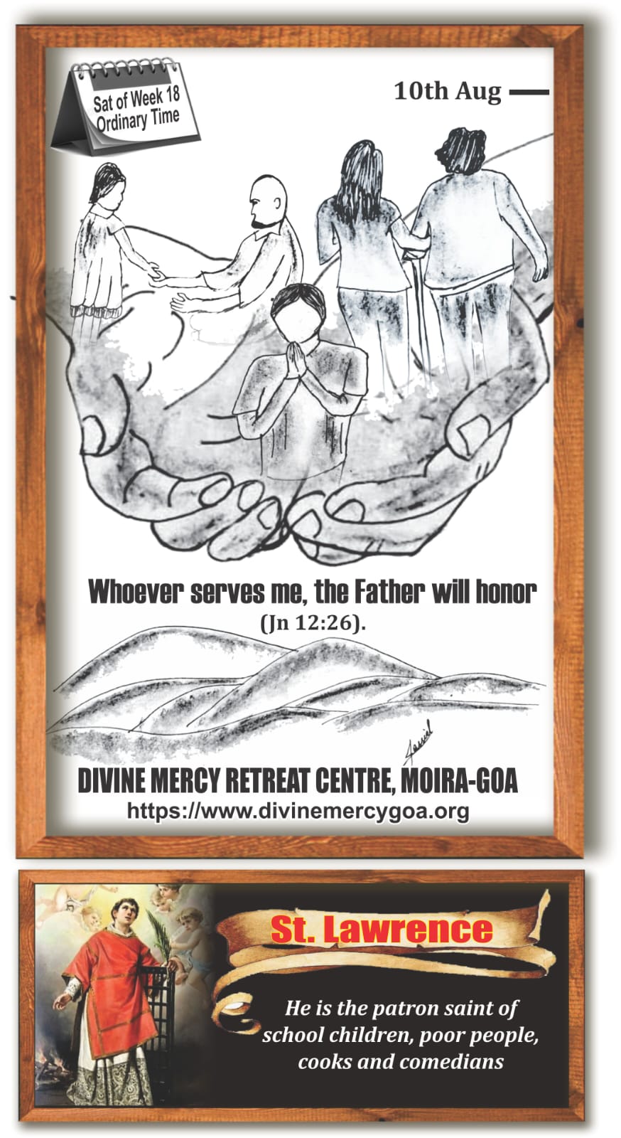 Scripture for the day – 10th August