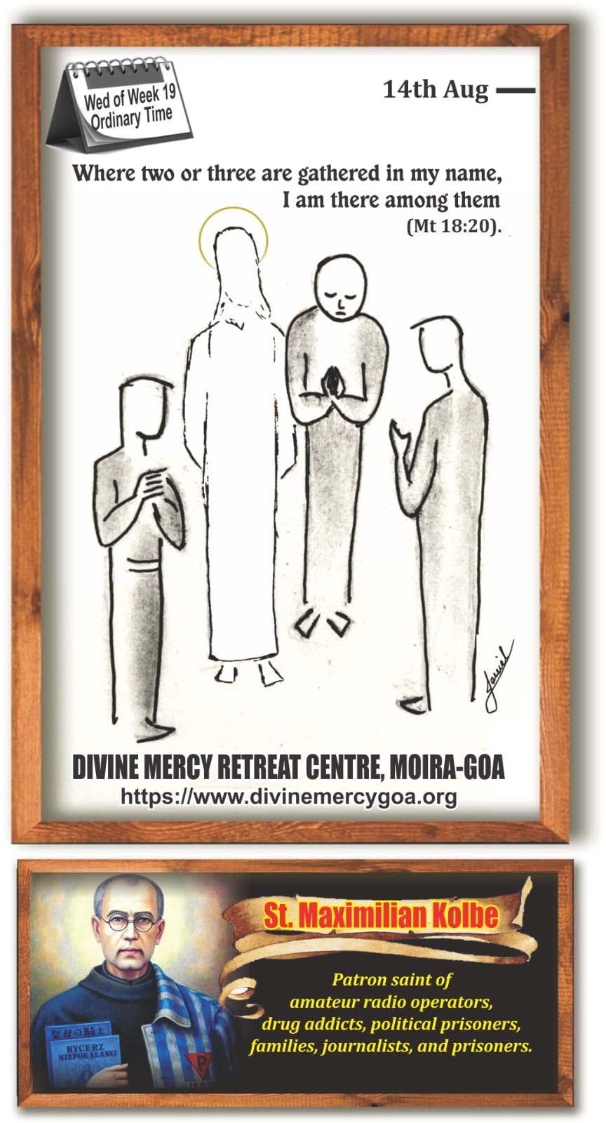 Scripture for the day – 14th August