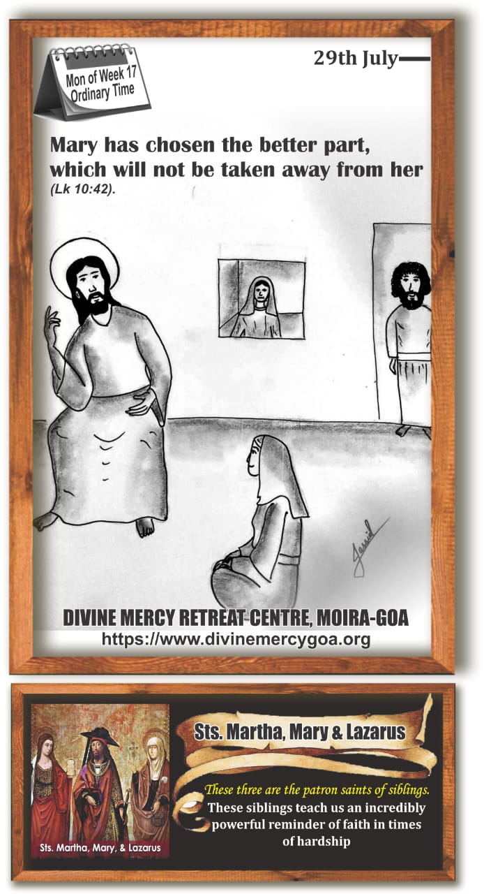 Scripture for the day – 29th July