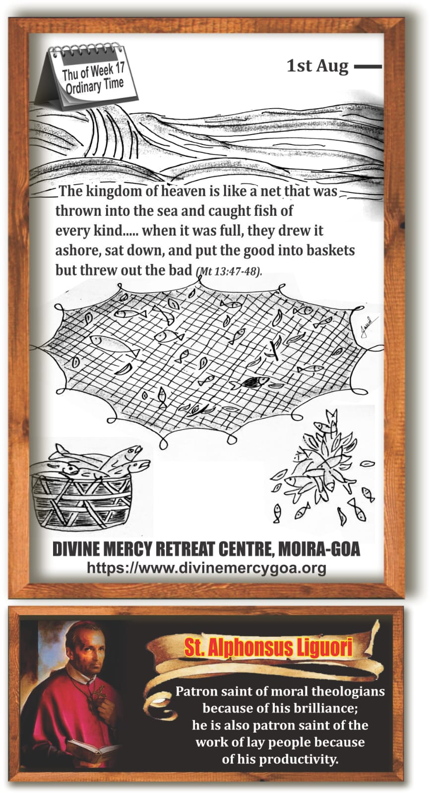 Scripture for the day – 1st August