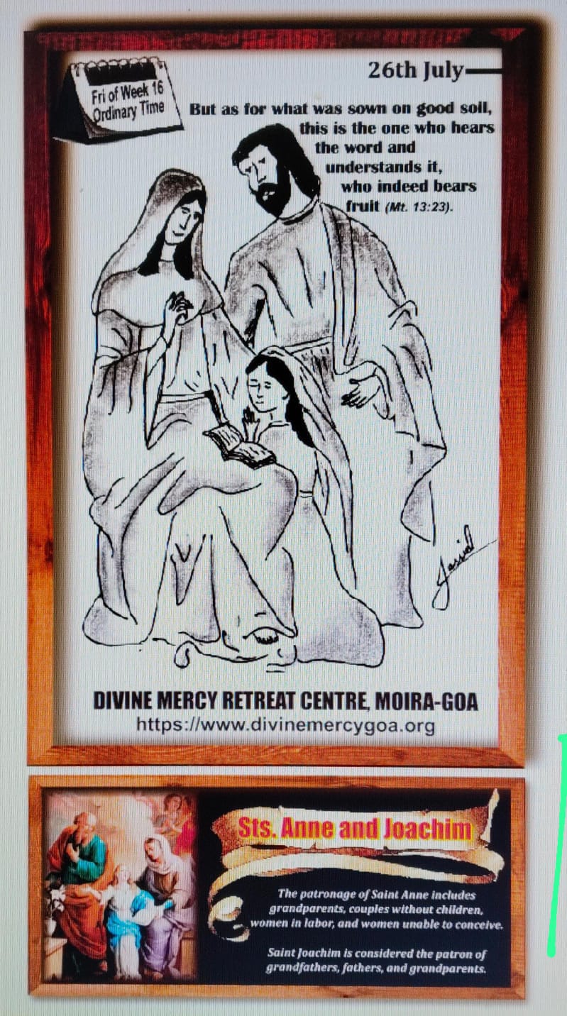 Scripture for the day – 26th July