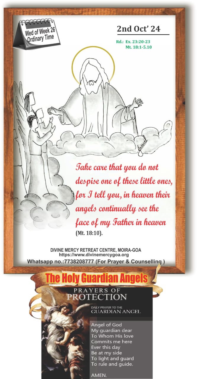 Scripture for the day – 2nd October