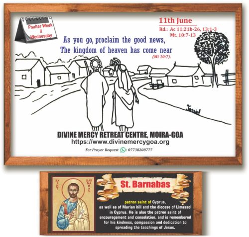 Scripture for the Day - 11th June 2025