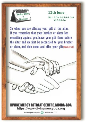 Scripture for the Day - 12th June 2025