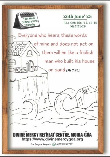 Scripture for the Day - 26th June 2025