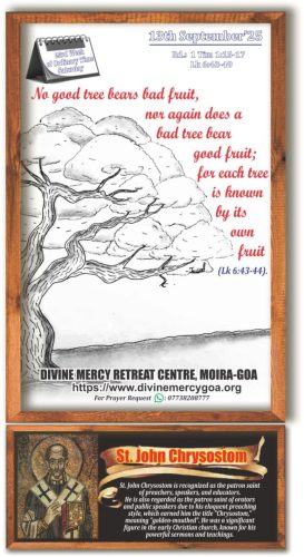 Scripture for the Day - 13th September 2025