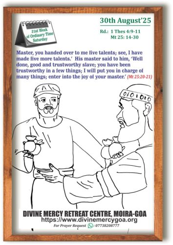 Scripture for the Day - 30th August 2025