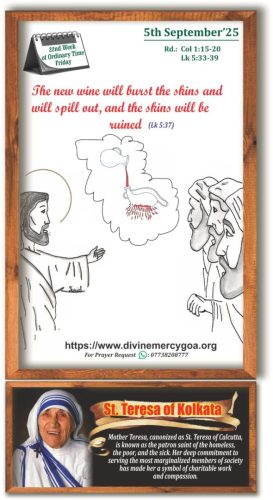 Scripture for the Day - 5th September 2025