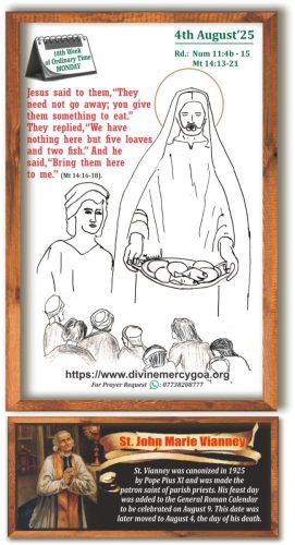 Scripture for the Day - 4th August 2025