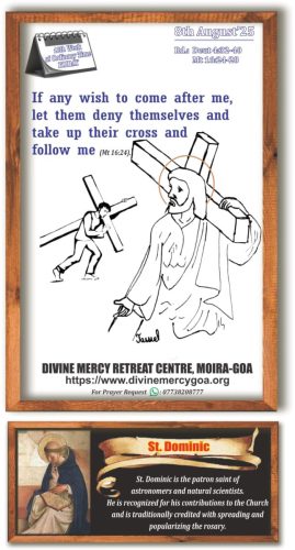 Scripture for the Day - 8th August 2025